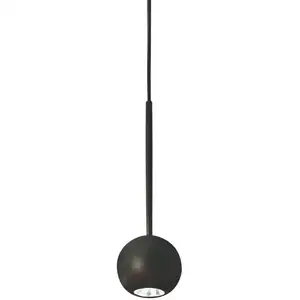 Ideallux Ideal Lux suspension LED Archimede Sfera, noir, métal pas cher