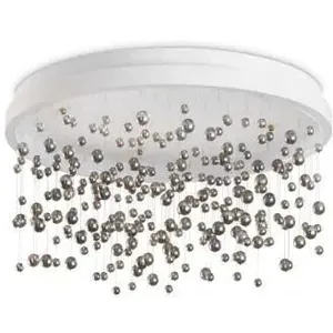 Comparateur de prix : Ideallux Ideal Lux Plafonnier LED Armony blanc Métal Verre, Ø 50 cm