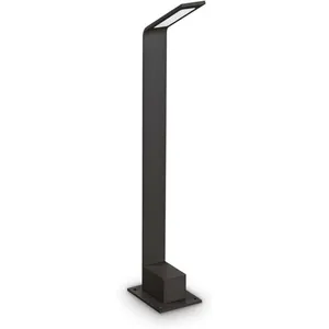 Comparateur de prix : Ideallux Ideal Lux Borne lumineuse LED Agos noir 3.000 K hauteur 60 cm Alu