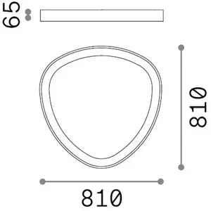 Comparateur de prix : Ideal-Lux Gemini Plafonnier LED, 372099,