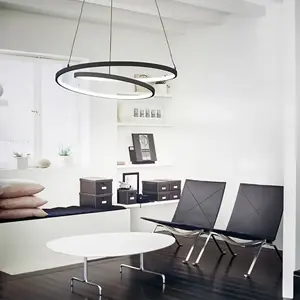 Ideal Lux Oz Plafonnier Led Intégré 60 Cm Noir 4000 K