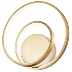 Ideal Lux - oz Applique led intégrée en laiton 2700K pas cher