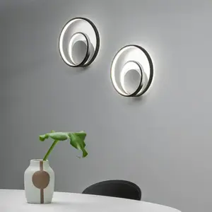 Ideal Lux - Oz Applique Led Intégrée Noire 4000k pas cher