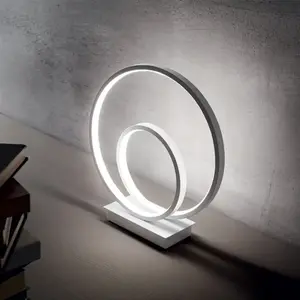 Ideal Lux - Oz Lampe De Table Led Intégrée Blanc 4000k pas cher