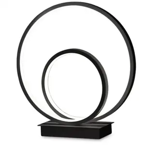 Ideal Lux - Oz Lampe De Table Led Intégrée Noire 4000k