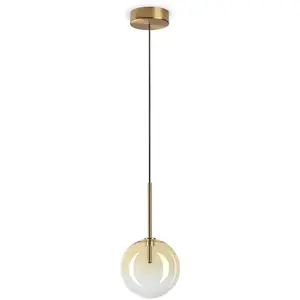 Ideal-Lux Equinoxe Suspension à 1 source lumineuse, G4, 345345, pas cher