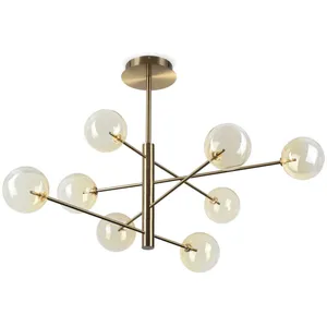 Ideal-Lux Equinoxe Suspension à 8 sources lumineuses, G4, 345420,