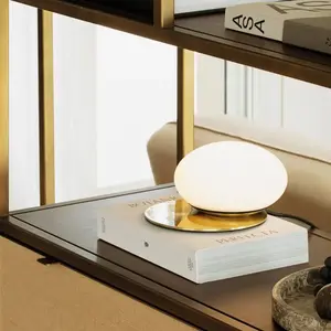 Ninfea Lampe De Table Globe En Laiton - Ideal Lux pas cher