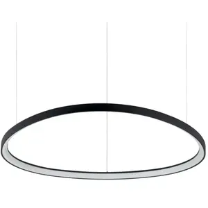 Ideal Lux Gemini Plafonnier Led Intégré 105 Cm Noir 2700 K