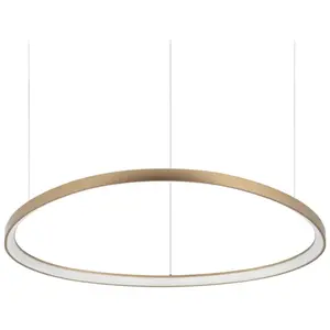 Ideal Lux GEMINI Plafonnier LED intégré 105 cm en laiton 2700 K