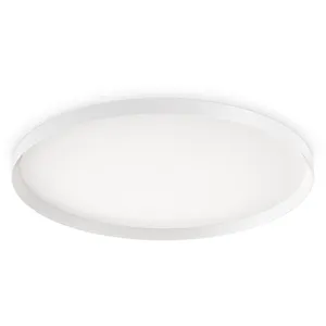 Ideal Lux Fly Plafonnier Led 90cm Blanc 2700k Ip40
