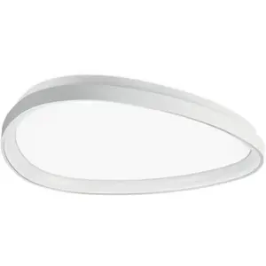 Comparateur de prix : Ideal Lux - gemini Plafonnier semi-encastré à led intégré de 61 cm, blanc 2700 k