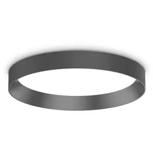 Comparateur de prix : Ideal Lux - Fly Plafonnier Led 35cm Noir 2700k Ip40