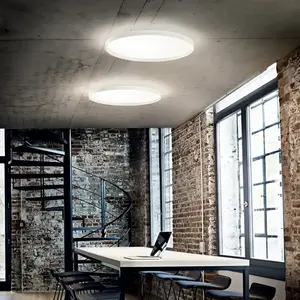 Comparateur de prix : Ideal Lux - Fly Plafonnier Led 45cm Blanc 2700k Ip40