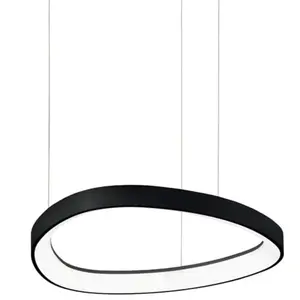Ideal Lux - Gemini Plafonnier Led Intégré 42,5 Cm Noir 2700 K pas cher