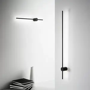 Ideal Lux - Essence Applique Murale Led Intégrée Haute Noire 2700k pas cher