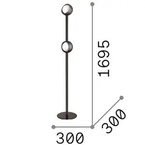 Ideal-Lux Bloom Lampadaire LED, 366616,