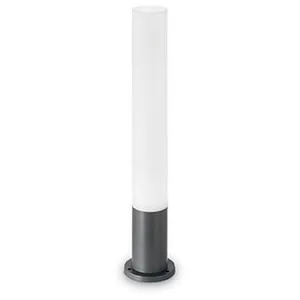 Comparateur de prix : Ideal Lux Edo Outdoor - Borne Extérieure Ronde 1 Lumière Anthracite Ip44