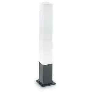 Comparateur de prix : Ideal Lux Lampadaire Anthracite EDO OUTDOOR 1 ampoule en Aluminium