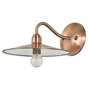 IDEAL LUX Applique murale cuivrée cantina 1 ampoule