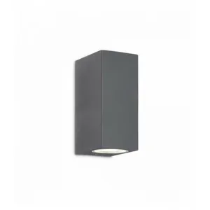 ALTRI Up - Applique Murale Extérieure Up Down à 2 Lumières Anthracite IP44, G9 - Ideal Lux