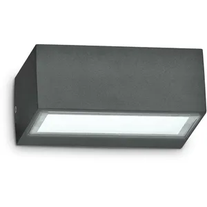 Applique murale extérieure TWIN Anthracite 1x28W - IDEAL LUX - 115368 pas cher