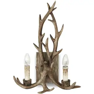 IDEAL LUX Applique murale beige chalet 2 ampoules