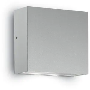 Ideal Lux Tetris-1 - Applique Murale Extérieure À 1 Lumière, Gris Ip44, G9 pas cher