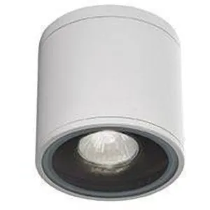 Comparateur de prix : IDEAL LUX Plafonnier Blanc gun 1 ampoule - Blanc