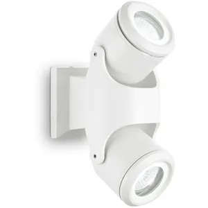 Ideal Lux - Xeno - Applique murale extérieure à 2 ampoules blanc IP44, GU10