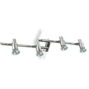Ideal Lux - Slem - Plafonnier intérieur à 4 lumières, chrome, GU10 pas cher