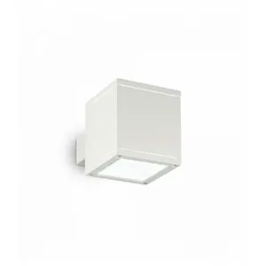 Ideal Lux Applique murale Blanche snif square 1 ampoule - Blanc pas cher