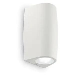 Ideal Lux Keope - Applique Murale D'extérieur À 2 Ampoules À Del, Blanche, Ip55, Gu10 pas cher