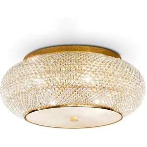 Ideal Lux Pasha' - Plafonnier À 14 Ampoules Or