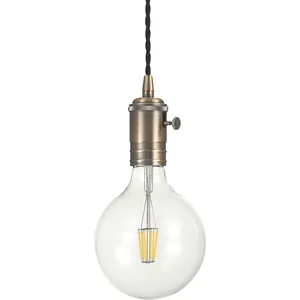 Suspension DOC SP1 RAME ANTICO - IDEAL LUX - Ø 10 x H min 18 / max 137 cm - Noir - VintageVendu parkaufland