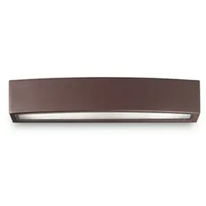 Comparateur de prix : IDEAL LUX Applique murale ANDROMEDA AP2 - Aluminium et verre - L 45 x H 8 x P 9,5 cm - 2 x 60W E27