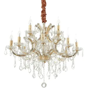 Ideallux Ideal Lux Lustre Napoléon, doré, cristal 12flg.Vendu parluminaire