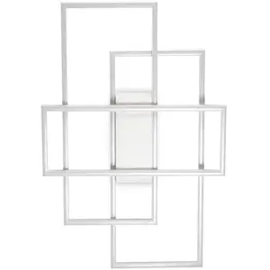 Comparateur de prix : Ideal lux frame-1 - plafonnier led intérieur 3 lumières intégré blanc 3000k