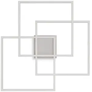 Comparateur de prix : Ideal Lux - frame pl carré, Plafonnier