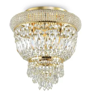 Ideal lux dubai - lustre à 3 ampoules au fini laiton, e14