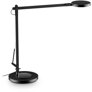 Comparateur de prix : IDEAL LUX Futura lampe à poser Led noire FUTURA-204888-NOIR