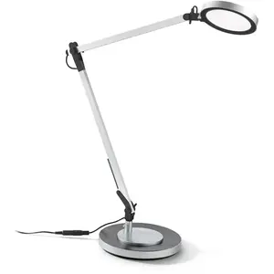 Comparateur de prix : IDEAL LUX Futura lampe a poser led aluminium FUTURA-204895-ALU