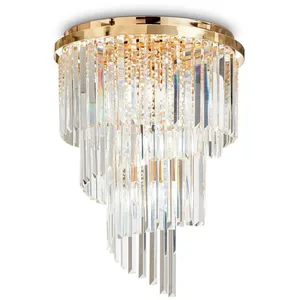 Ideal Lux - Carlton - Lustre à 12 ampoules au fini doré, E14 pas cher