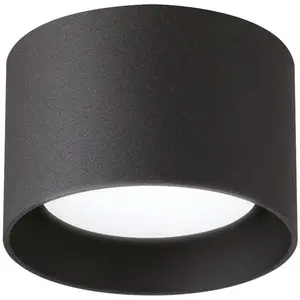 Comparateur de prix : Ideallux Ideal Lux Downlight Spike Round, noir, aluminium, Ø 10 cm