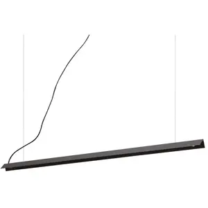 Comparateur de prix : Ideal lux v-line plafonnier led suspendu intégré noir 3000k