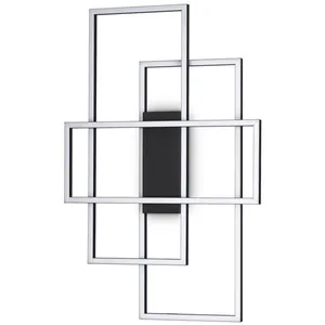 Comparateur de prix : Ideal Lux Applique Murale Led Décorative Intégrée Noire, 3000k