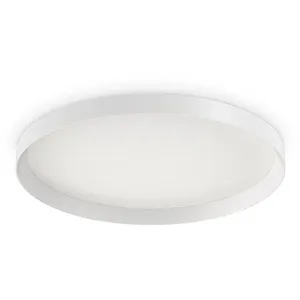 Ideal Lux Décoratif Rond Simple Flush Blanc, 4000k pas cher