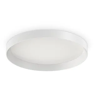 Comparateur de prix : Ideal Lux Décoratif Rond Simple Flush Blanc, 4000k