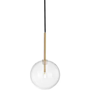 Ideal Lux Equinoxe Plafonnier Globe 20cm Laiton
