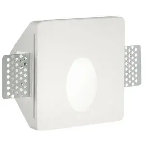 Comparateur de prix : Ideal lux walky-3 - plâtre led intégré dans une applique murale encastrée à 1 lumière blanche 3000k